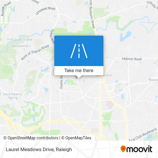 Laurel Meadows Drive map
