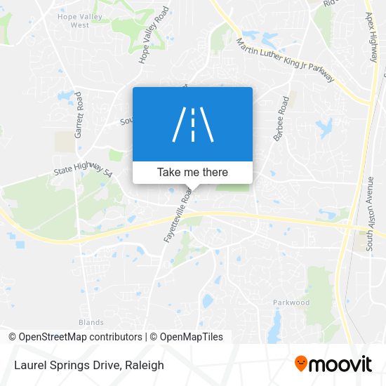 Mapa de Laurel Springs Drive