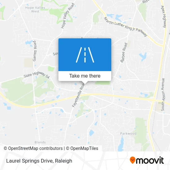 Laurel Springs Drive map