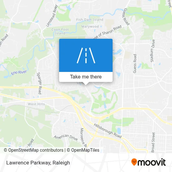 Lawrence Parkway map