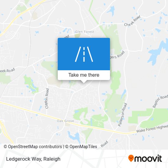 Mapa de Ledgerock Way