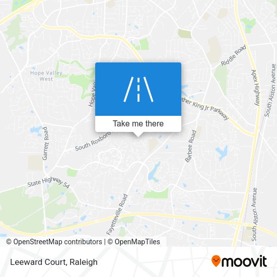 Mapa de Leeward Court