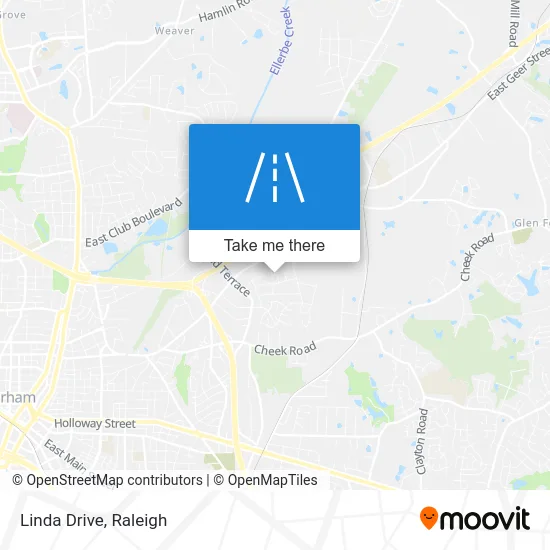 Linda Drive map