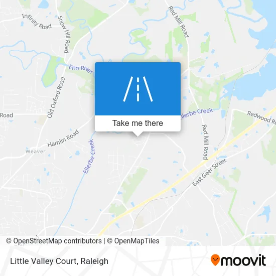 Little Valley Court map