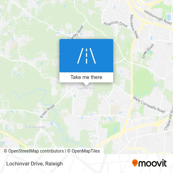 Lochinvar Drive map