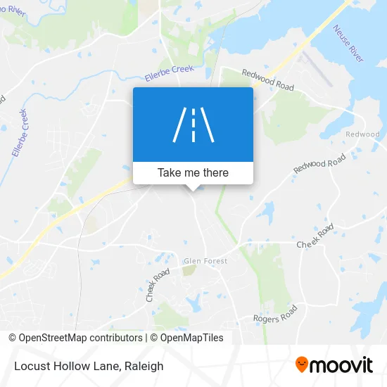 Locust Hollow Lane map