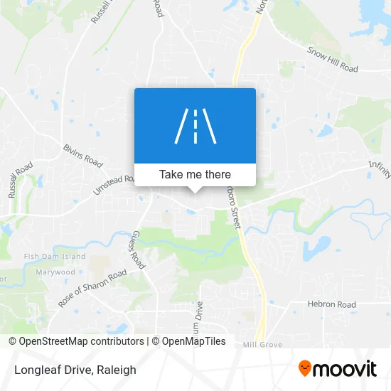 Longleaf Drive map