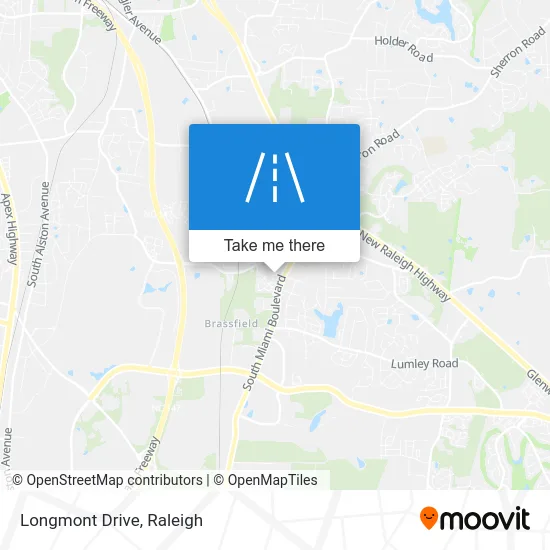 Longmont Drive map