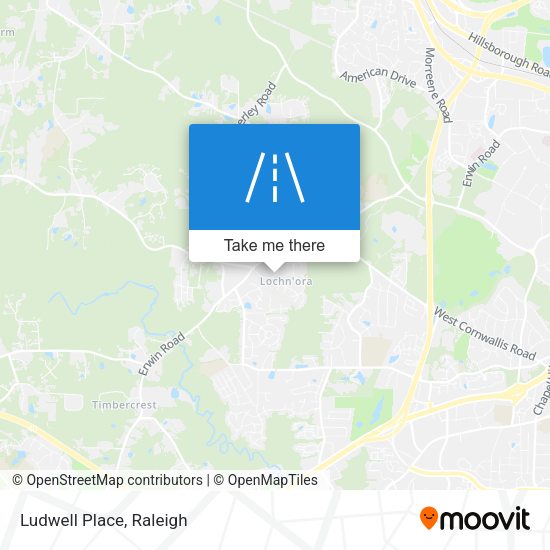 Mapa de Ludwell Place