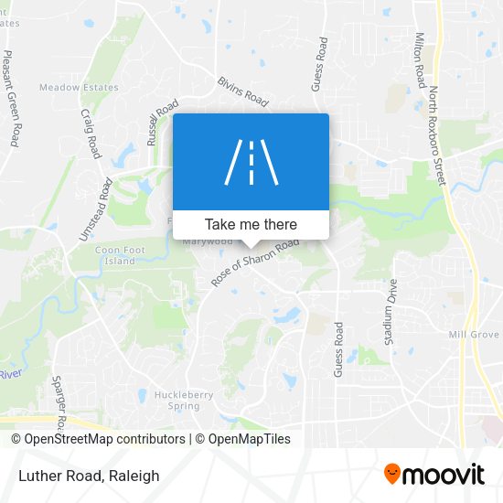 Mapa de Luther Road