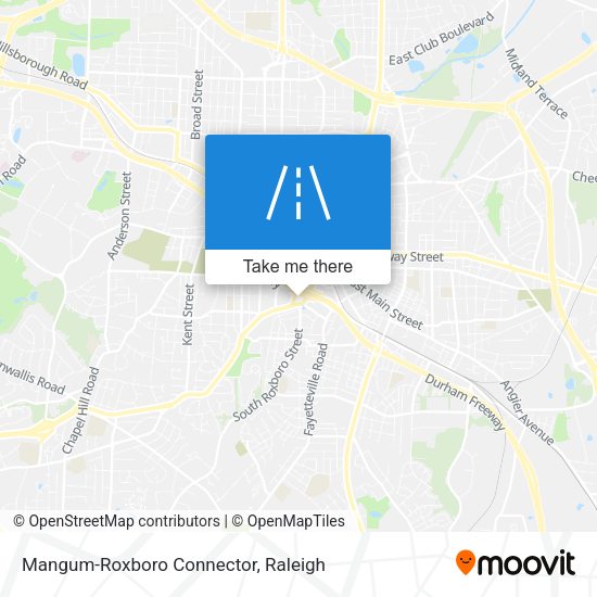 Mangum-Roxboro Connector map