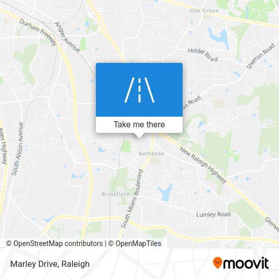 Mapa de Marley Drive
