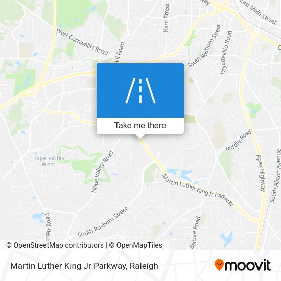 Martin Luther King Jr Parkway map