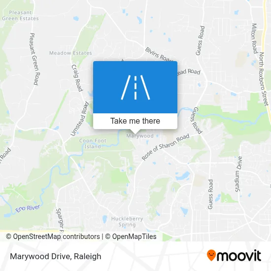 Marywood Drive map