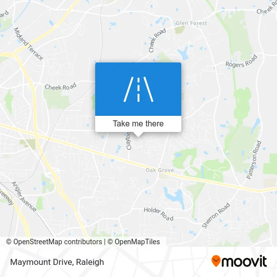 Maymount Drive map