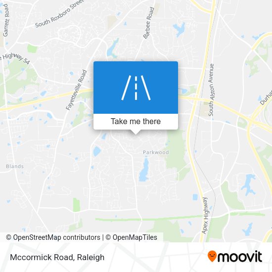 Mapa de Mccormick Road