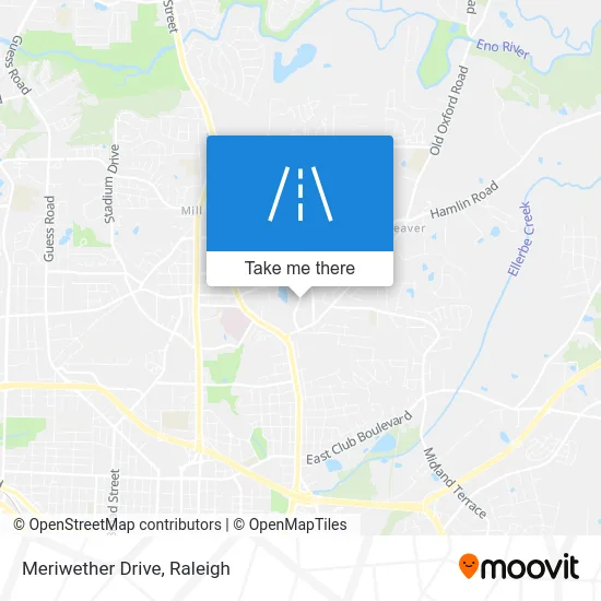 Meriwether Drive map