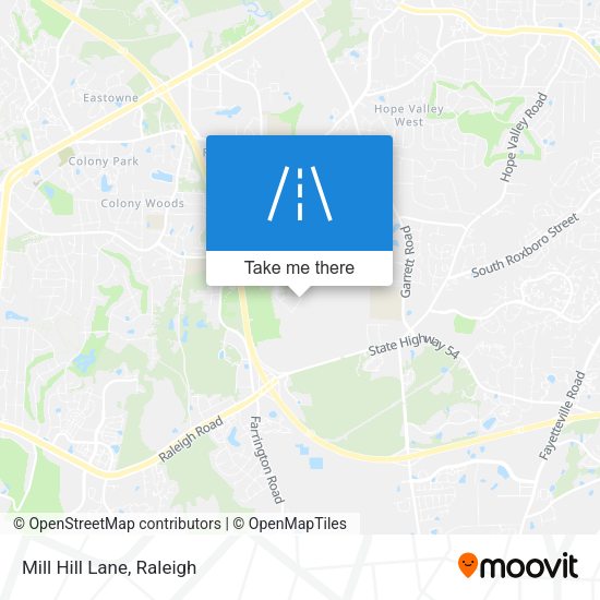 Mapa de Mill Hill Lane