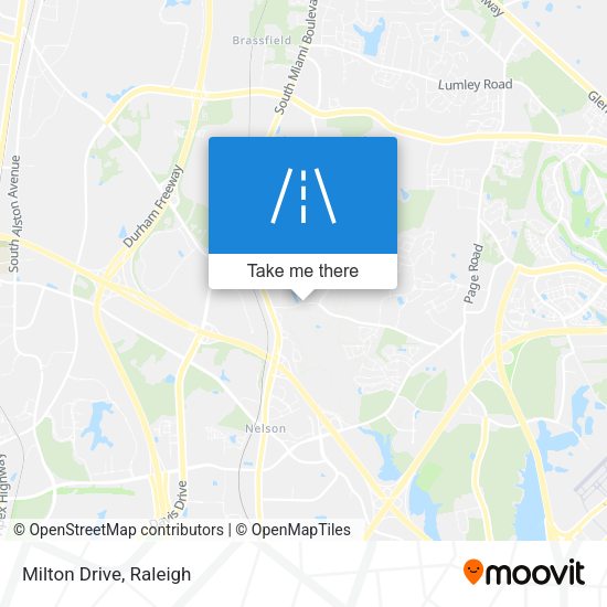 Mapa de Milton Drive