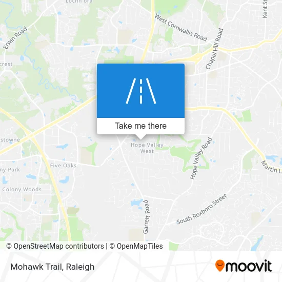 Mohawk Trail map