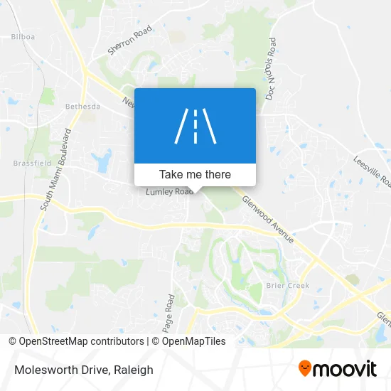 Molesworth Drive map
