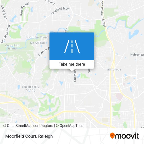 Moorfield Court map