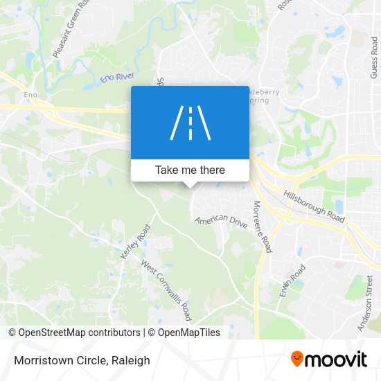 Morristown Circle map