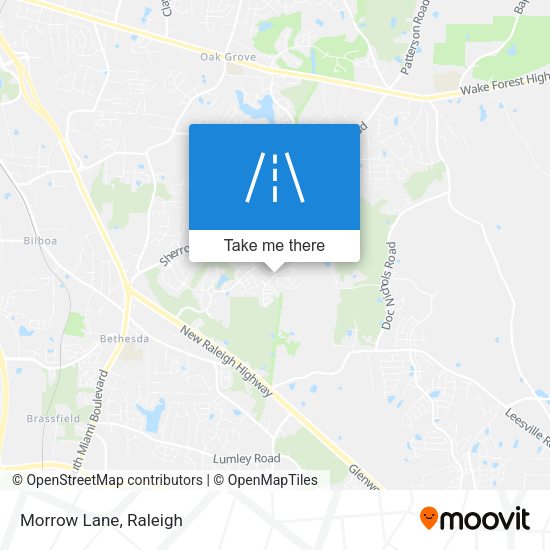 Mapa de Morrow Lane