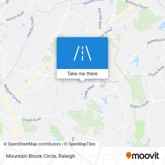 Mapa de Mountain Brook Circle