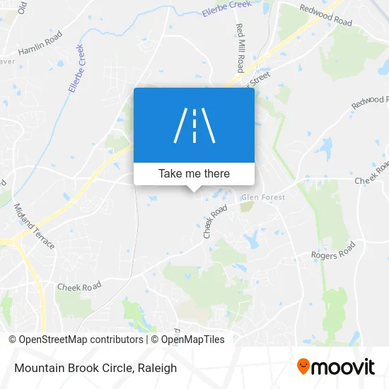 Mountain Brook Circle map