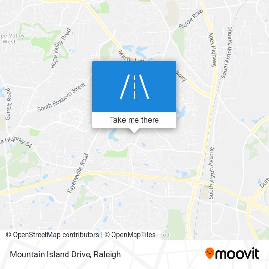 Mapa de Mountain Island Drive