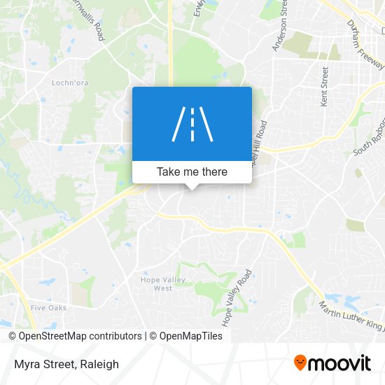 Mapa de Myra Street