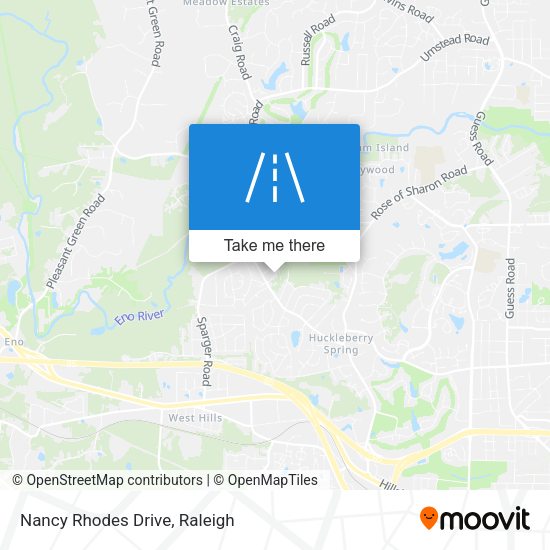 Mapa de Nancy Rhodes Drive