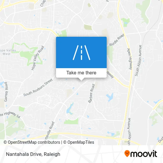 Nantahala Drive map