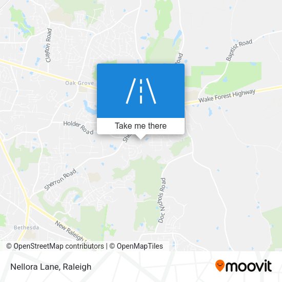 Mapa de Nellora Lane