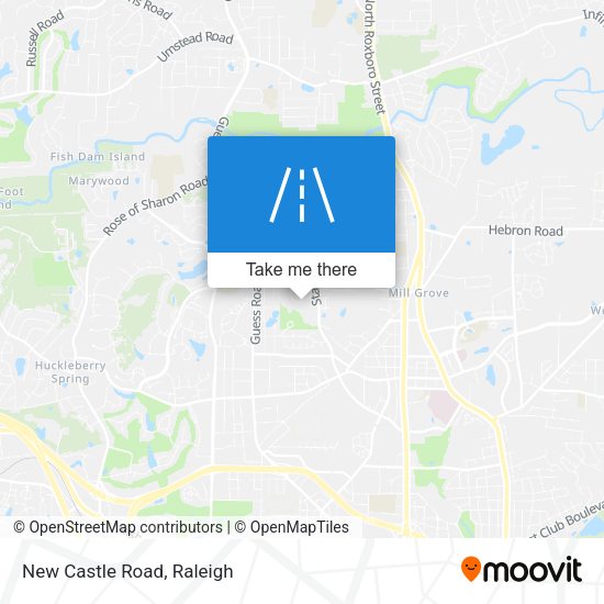 Mapa de New Castle Road