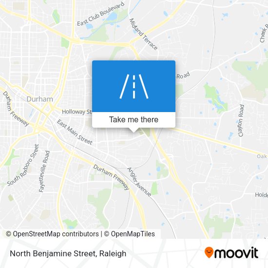 North Benjamine Street map