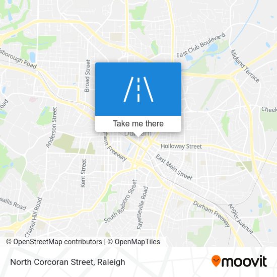 Mapa de North Corcoran Street