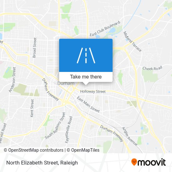 North Elizabeth Street map