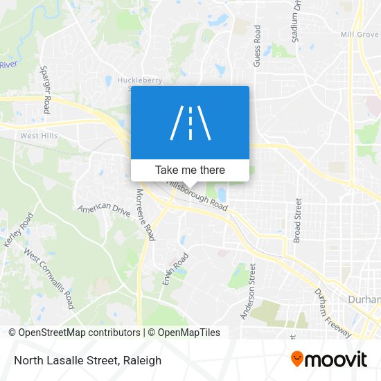 North Lasalle Street map