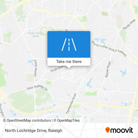 North Lochridge Drive map