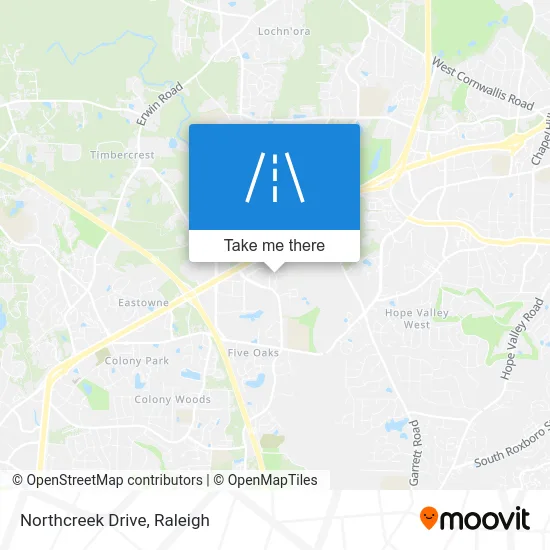 Northcreek Drive map