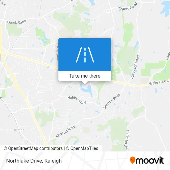 Northlake Drive map