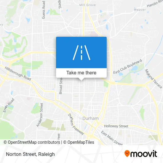 Norton Street map