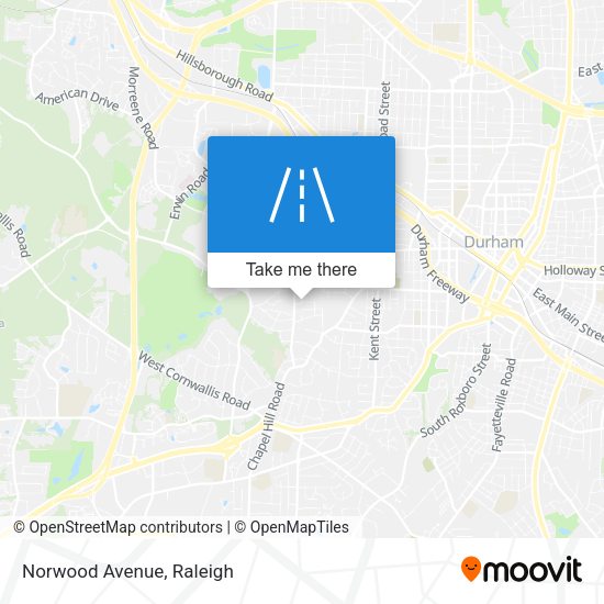 Mapa de Norwood Avenue