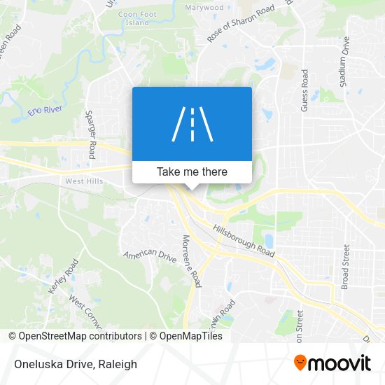 Mapa de Oneluska Drive