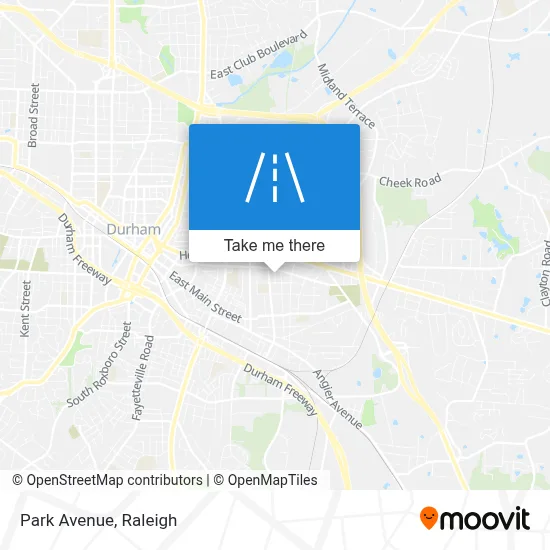 Park Avenue map