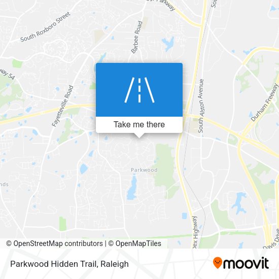 Mapa de Parkwood Hidden Trail