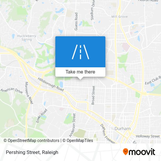 Mapa de Pershing Street