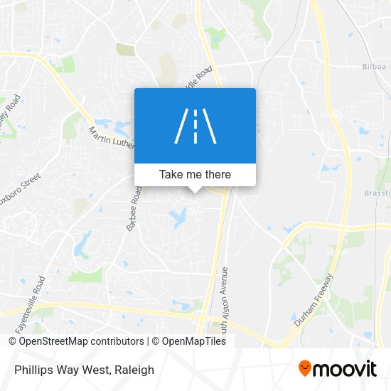 Mapa de Phillips Way West